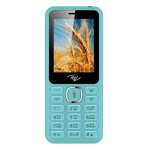 itel it5027 Keypad Mobile Phone with 2.4 inch Display Size |11mm Slim Body| 1200 mAh Battery| King Voice (Light Green) - Light Green