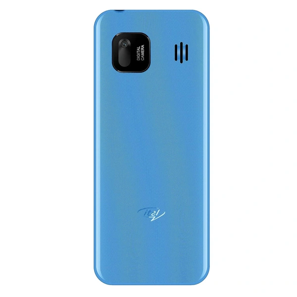 itel it5027 Keypad Mobile Phone with 2.4 inch Display Size |11mm Slim Body| 1200 mAh Battery| King Voice (Blue) - Blue