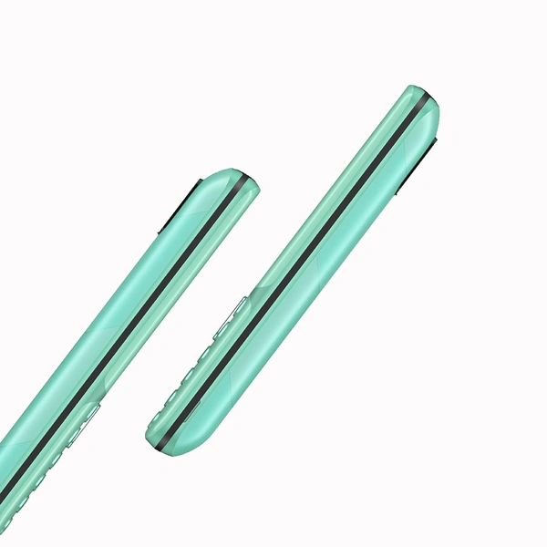 itel Power440 New Come with 2.4" Display, 2500 mAh Battery, Kingvoice with Strip Torch LED Torch (Light Green)