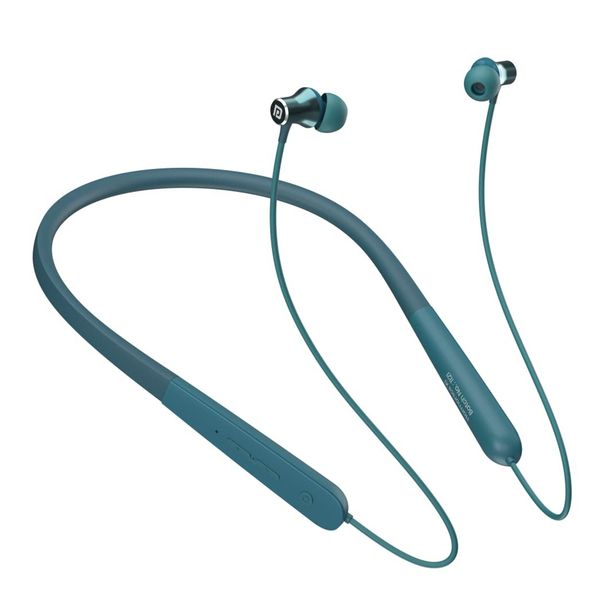 Portronics Harmonics X1 in Ear Wireless Bluetooth 5.0 Sports Headset with Superior Audio, 25 Hrs Playtime, in-Built Mic, Magnetic Earbuds, Type C Charging(Green)
