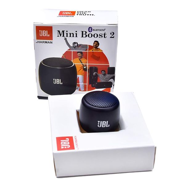 JBL Mini Boost 2 Bluetooth Wireless Speaker (Black)