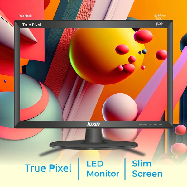 Foxin FM 1540 Pixel VEGA Monitor with 1024x768 Resolution (Black)