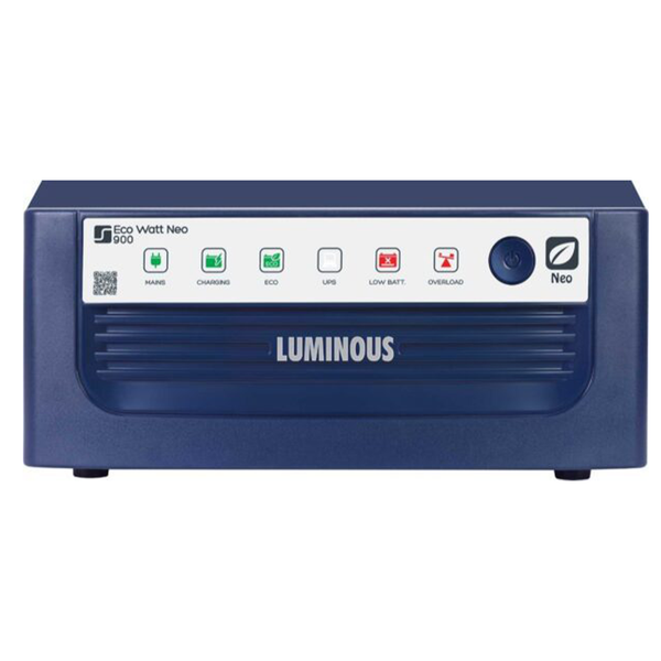Luminous Eco Watt Neo 900 Square Wave Inverter for Home, Office and Shops (Blue)