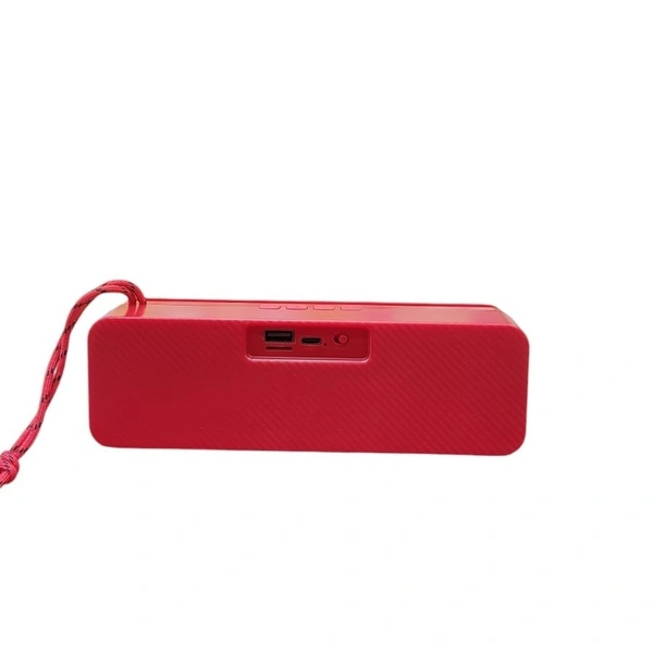 MZ M204 (Portable Bluetooth Speaker) Dynamic Thunder Sound with High Bass 10 W Bluetooth Speaker (Red) - Red