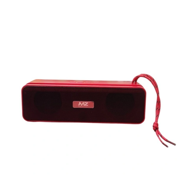 MZ M204 (Portable Bluetooth Speaker) Dynamic Thunder Sound with High Bass 10 W Bluetooth Speaker (Red) - Red