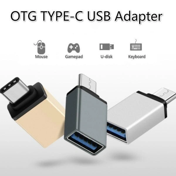 RD USB 3.1 To Type-C OTG-3 Connector (PC-20) Driver For Smart Phone & Tablets (Grey)