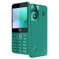 Itel itel it5262 | 2.4 inch Big Display with Premium Glass Like Back Design, 2000 mAh Battery, Auto Call Recording and Type C Charger (Green) - Green
