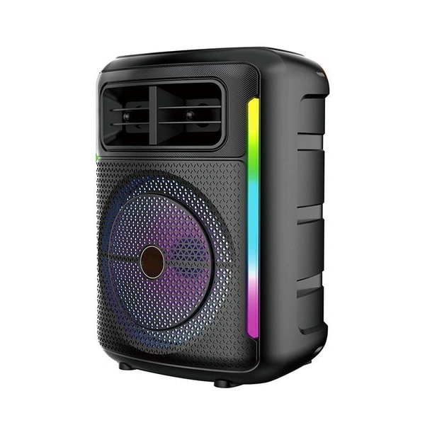 TARGET Target SB-225 SPEAKER Wireless Portable Speaker 12 Hours Play Time Dual Equalizer Modes For Normal & Deep Bass Output Wired Mic With Remote (BLACK) - Black