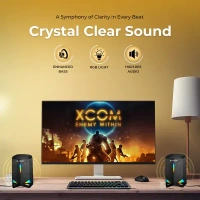LAPCARE Deski 2.0 Computer Speaker (LUS-009) - Black
