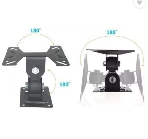 Maxicom M-37 Tv Stand Wall Mount Stand for 14" to 25", 180 Degree Rotation LED Bracket Power Revolving TV Stand  (Black)