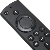 VEV Amazon Remote Control Compatible for Amazon Fire tv Stick (Pairing Manual Will be Back Side Remote Control) (Black)