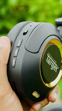 Target HB-T9 Wireless Headphone 17H Playtime, Type-C Charging, Built-In Mic, Universal Bluetooth Compatibility (BLACK)