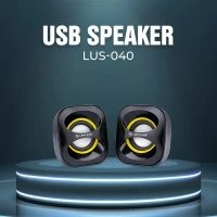 LAPCARE USB SPEAKER 2.0 Ch MultiMedia Speaker System LUS-040 - Black