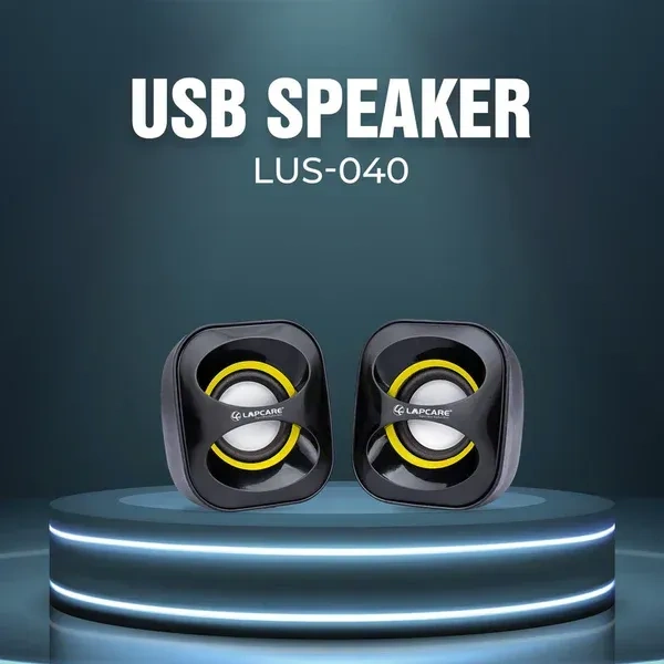 LAPCARE USB SPEAKER 2.0 Ch MultiMedia Speaker System LUS-040 - Black