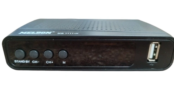 MELBON MB 1111-HD Digital HD Set Top Box Free Dish Unlimited Entertainment | Free to Air | Full HD 1080P | HDMI Connectivity | 5000 Channels | (Black)     