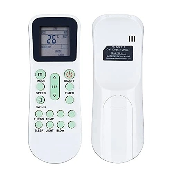 VEV YKR-K/011E Compatible Remote Control for Bluestar AC VE-125A  (Please Match The Image with Your existing or Old Remote Before Ordering)
