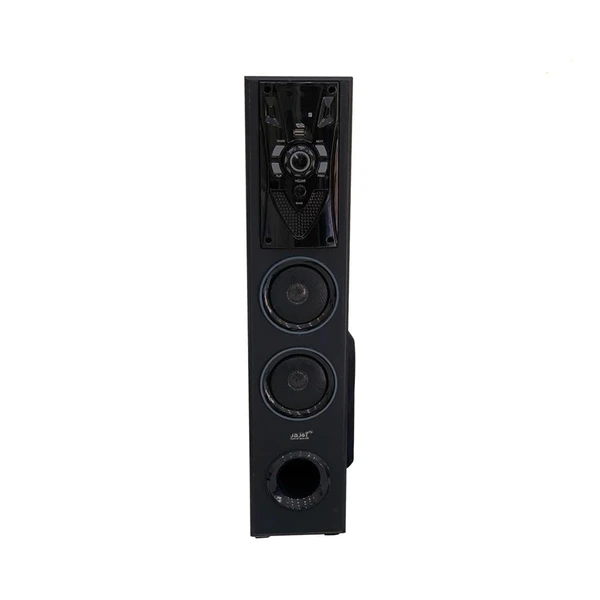 Jajot T222 High Powered Sound with X-Bass Treble Multimedia Tower Speaker (Black)