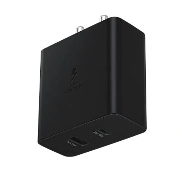 Samsung 35W Dual Port, Type-C & USB-A, Fast Charger (Cable not Included) Black