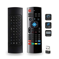 VEV Smart Universal TV Remote Air Mouse, Wireless Keyboard Fly Mouse 2.4GHz Connection IR Learning Keyboard Mouse for Android TV Box/PC/Smart TV/Projector/HTPC/All-in-one PC/TV