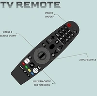 VEV Vise & LLYOD Smart TV Remote With Netflix Prime Video Function Compatible For Vise & LLOYAD Smart TV (Black)