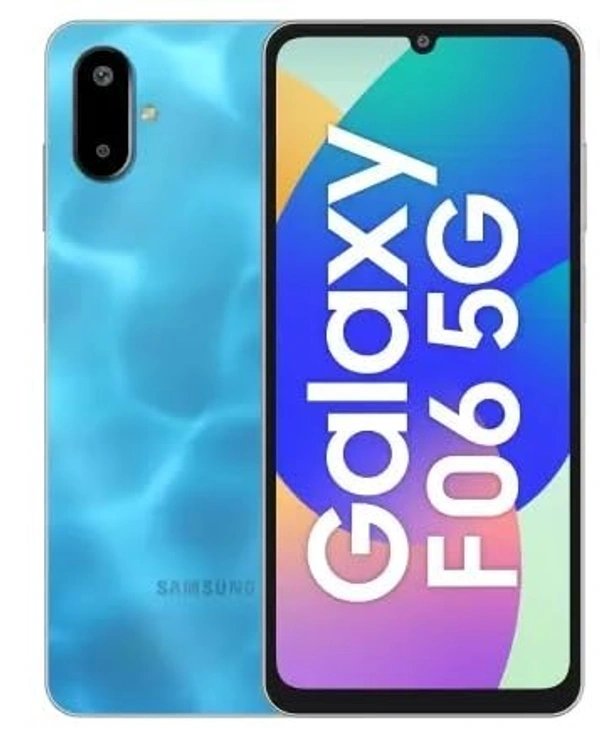 SAMSUNG Samsung Smart Phone Galaxy F06 5G, (4GBRAM, 64GB Storage) (Blue) - 4 GB, 64 GB