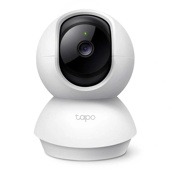 TP-LINK Tapo C200 360° 2MP 1080p Full HD Pan/Tilt Home Security Wi-Fi Smart Camera| Alexa Enabled| 2-Way Audio| Night Vision| Motion Detection| Sound and Light Alarm| Indoor CCTV (WHITE)