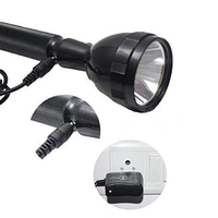 JY SUPER  JY-8990 Rechargeable High Power Torch Flashlight for Outdoor and Everyday Purpose (Black)