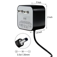 Amazon Alexa Charger Adapter Power Supply 15W Compatible For Alexa Echo Dot 3rd gen and 4th gen Echo Show 5 Fire Tv Cube Echo Spot Echo Dot with Clock (BLACK)