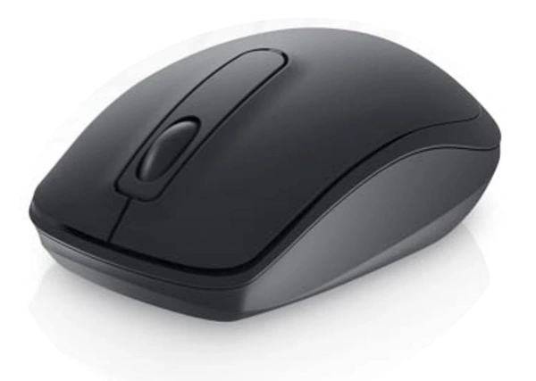 DELL Dell WM118 Wireless Mouse, 1000DPI, 2.4 Ghz with USB Nano Receiver, Optical Tracking, Life, Plug and Play, Ambidextrous  (Black)