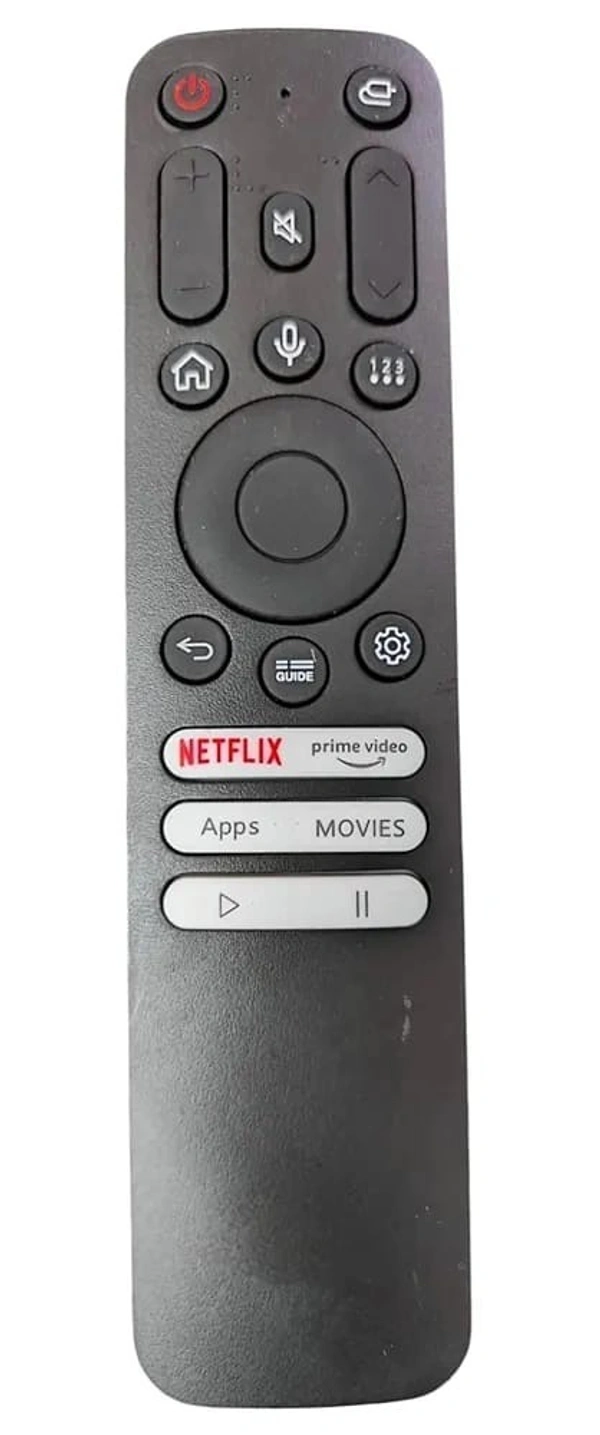 VEV BPL Smart TV Remote Compatible With BPL Smart TV With Netflix, Primevideo, Apps, Movies Function (BLACK)