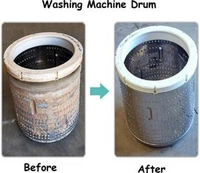 VEV Descaling Powder Suitable for Panasonic and all types of Washing Machine Drum/Tub/Scale Cleaner (Pack of 5) 100 Gram