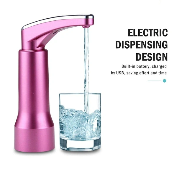 Finex FINEX Trinitry Ventures Electric Water Dispenser for 20 Ltr Can Touch Electric Pump (Pink)