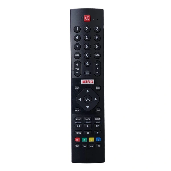 VEV Panasonic Smart TV Remote With Netflix Function Control Compatible With Panasonic Smart TV (BLACK)