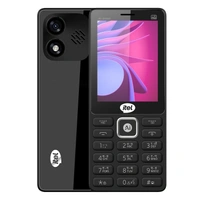 itel Super Guru 4G Max | Dual 4G | Max 3" Display | Smart AI Voice Assistant | 2000 mAh Battery | Type-C Charger | Cloud App Support | Bluetooth | (Black) - Black