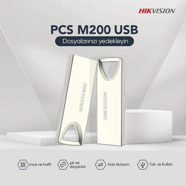 Hikvision M200 2.0 USB Flash Drive 32GB (Sliver) - 32GB