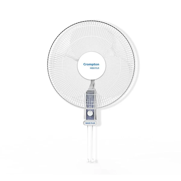 Crompton High Flo Wave Plus 400-MM Wall Fan (KD White)