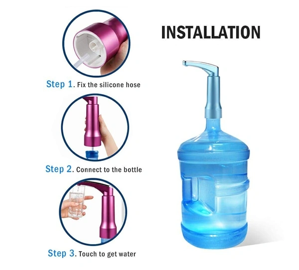 Finex FINEX Trinitry Ventures Electric Water Dispenser for 20 Ltr Can Touch Electric Pump (Pink)