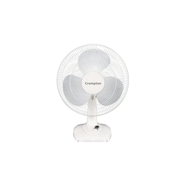 Crompton High Flo Wave Plus 400-mm (16 inch) High Speed Table Fan for Home and Kitchen (KD White)