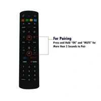 VEV Jio Set Top Box Remote Compatiable For Jio Set Top Box With Live TV, Jio TV+, Disney Hotstar, Netflix, Voot, YouTube (BLACK)