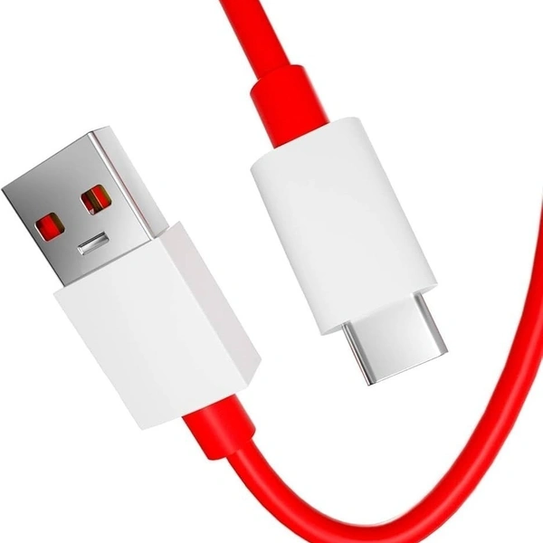 VEV Realme Data Cable Fast Charging VOOC Support | Type-C | 85W Output | Super Charger (Red)