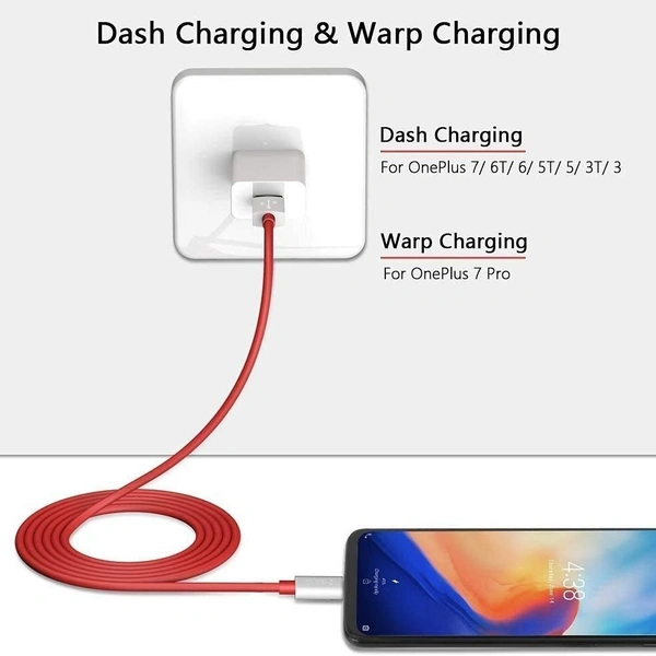 VEV Mi Xiaomi Data Cable Fast Charging VOOC Support | Type-C | 85W Output | Super Charger (Red)