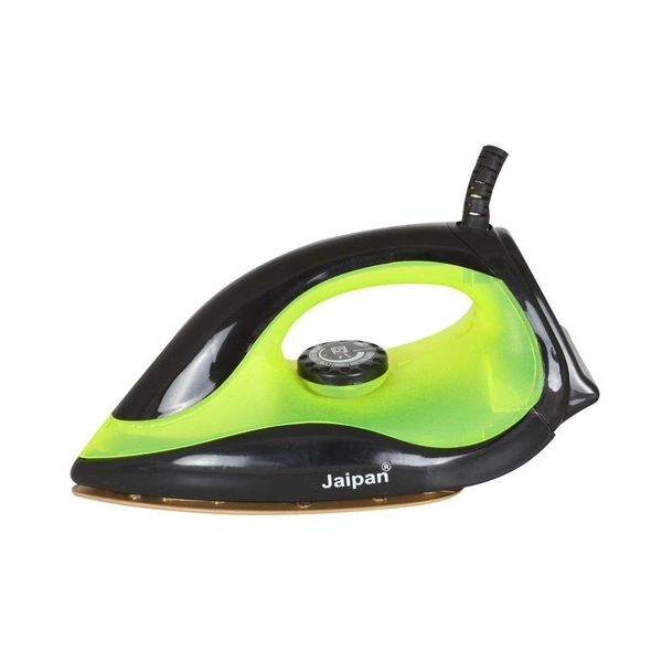 Jaipan Hero Iron 1000 W Dry Iron With 12 Months Warranty Power 1000 Watts For Fast Heat Up & Coated Soleplate (BLACK)