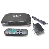 DILOS HR-6SE Digital Set-Top Box SD-2772 | Free-to-Air MPEG-2 | Get Lifetime Free TV / FM 999 Channels From DD Free Dish (No Monthly Charges) (Black)