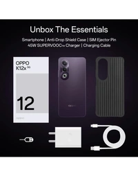 OPPO Smart Phone K12x 5G with 45W SUPERVOOC Charger in-The-Box (Midnight Voilet, 128 GB) (6 GB RAM) - Violet, 6 GB, 128 GB