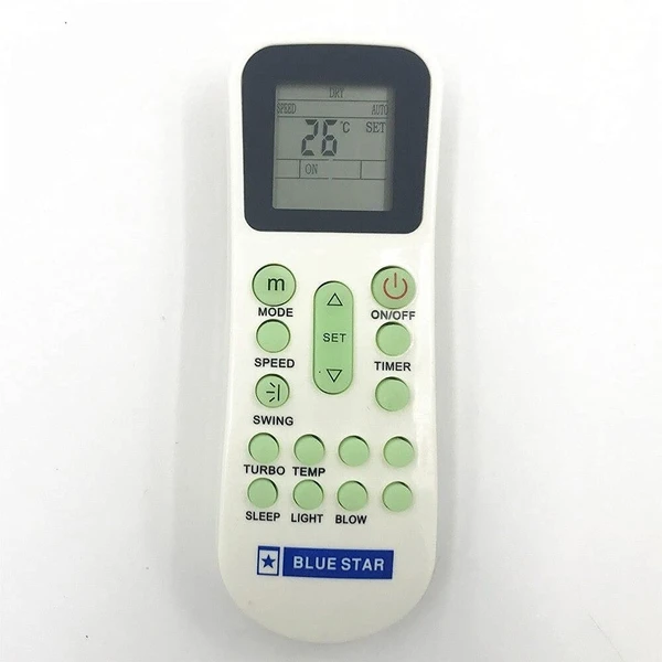 VEV YKR-K/011E Compatible Remote Control for Bluestar AC VE-125A  (Please Match The Image with Your existing or Old Remote Before Ordering)