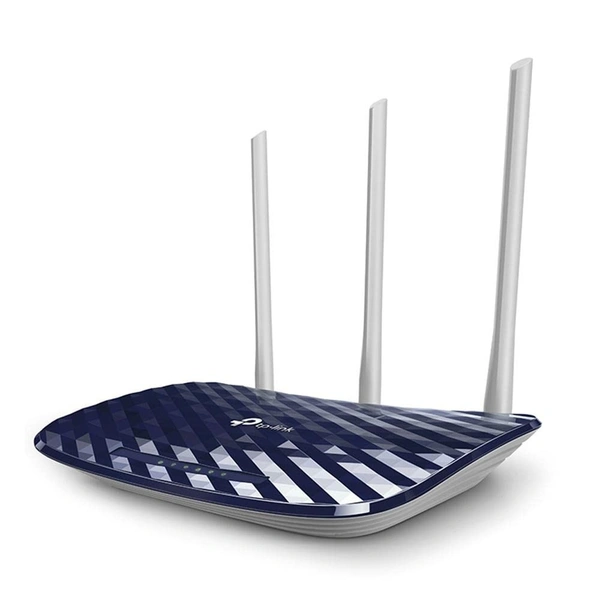 TP-Link Archer C20 AC750 Dual Band Wireless Cable Router | Support Guest Network and Parental Control, 750Mbps Speed Wi-Fi, 3 Antennas (Blue)