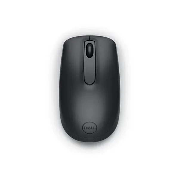 DELL Dell WM118 Wireless Mouse, 1000DPI, 2.4 Ghz with USB Nano Receiver, Optical Tracking, Life, Plug and Play, Ambidextrous  (Black)