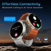Pebble Forte 1.50" (3.81 cm) HD Infinite Display, BT Calling, Health Suite, Multi Sports, Premium Build, Alaram & Notification