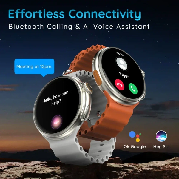 Pebble Forte 1.50" (3.81 cm) HD Infinite Display, BT Calling, Health Suite, Multi Sports, Premium Build, Alaram & Notification