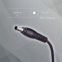 Zebronics Zeb- LA551719065L 65W Laptop Adapter 5.5x1.7mm Connector (Black)
